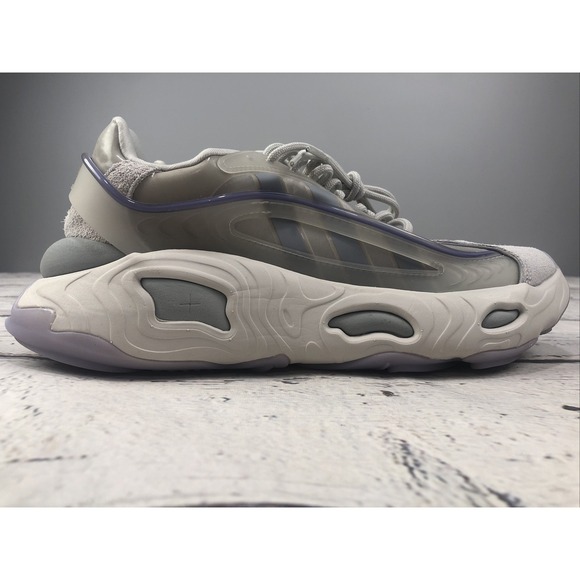 Adidas Men's ZX 22 Boost Sneakers, Gray/light Gray/purple Size 8 Medium Clean - Picture 1 of 11